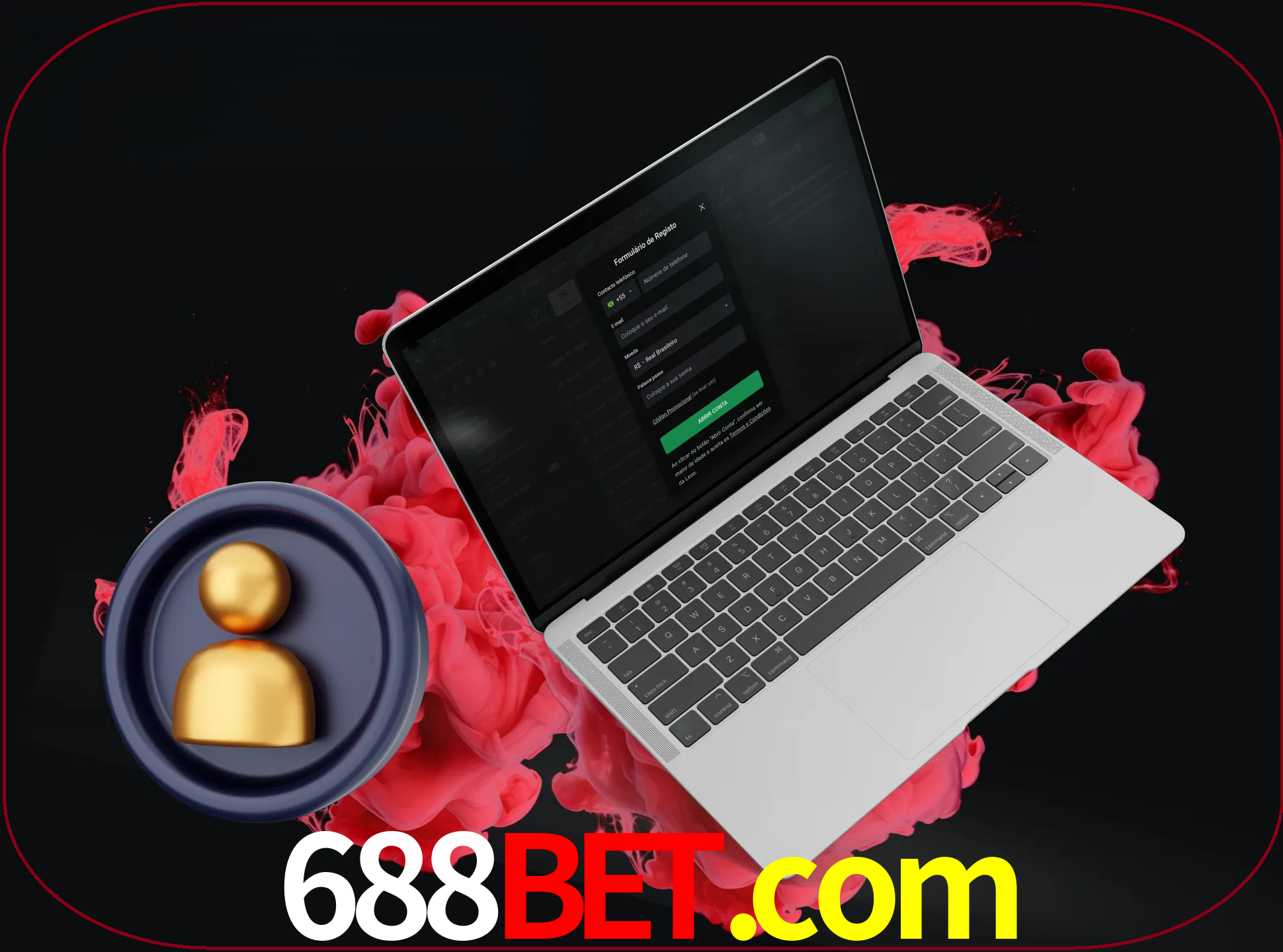 No cabeçalho do site 688bet, clique no botão que o levará a um formulário especial onde terá de introduzir as suas informações actuais.